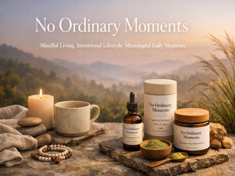 No Ordinary Moments Mindful Living Brand Intentional Lifestyle Meaningful Daily Moments