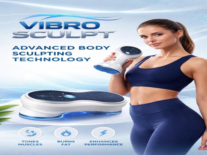 Vibro Sculpt Advanced Vibration Fitness Platform for Muscle Toning & Body Shaping
